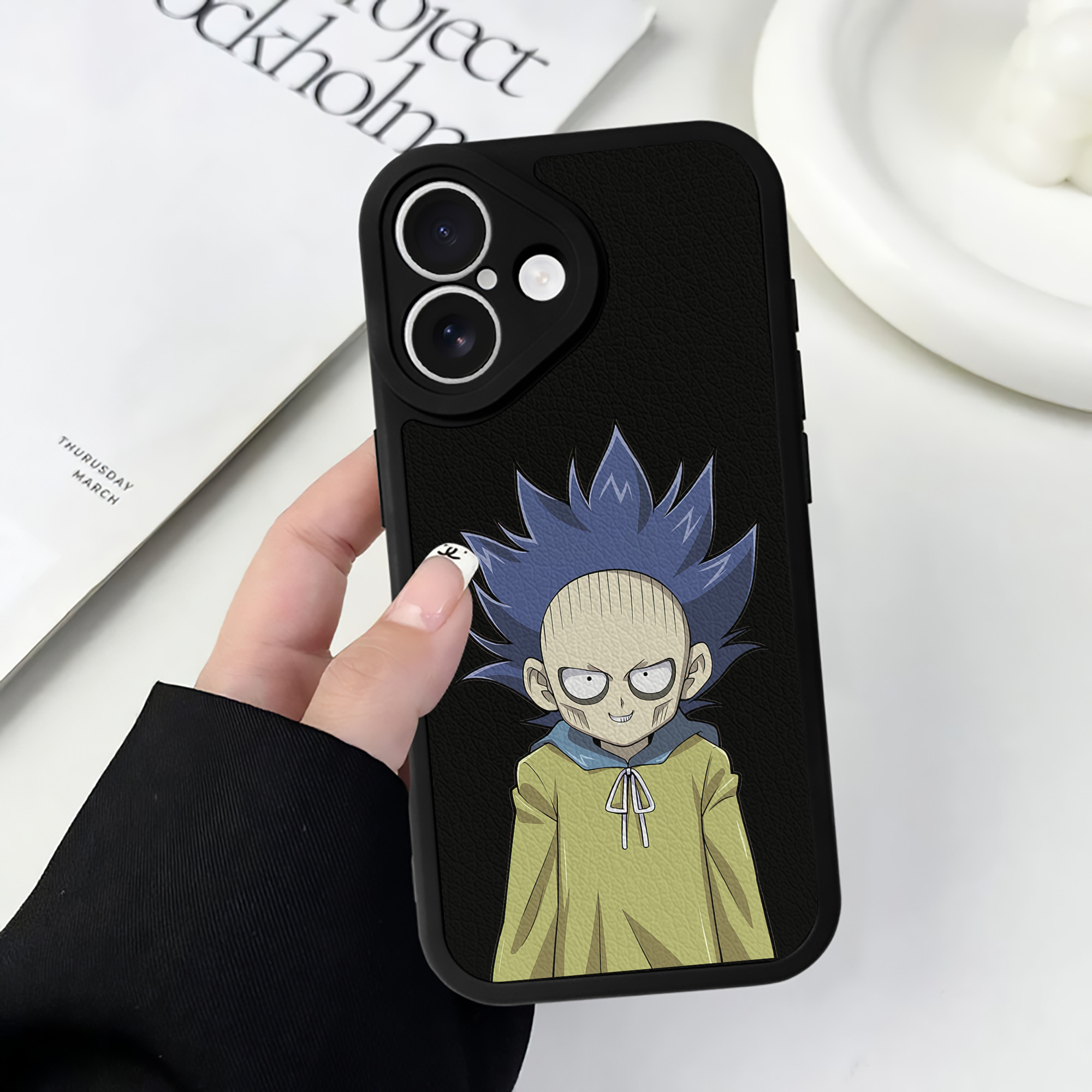 遊☆戯☆王 Yu-Gi-Oh! 【iPhone 16シリーズ対応】シリコンスマホケース（レザー調） 材質：シリコン